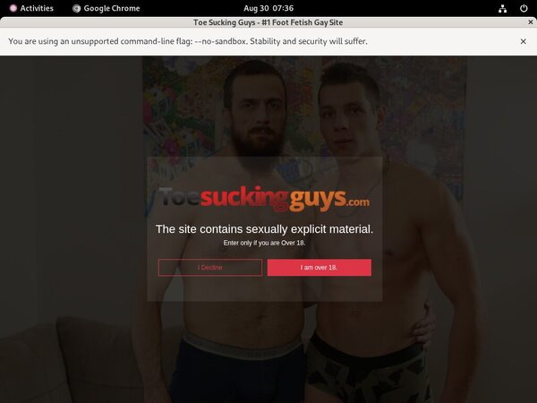Access To Toesuckingguys.com
