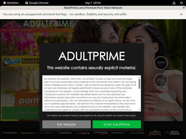 Adultprime Yearly Membership