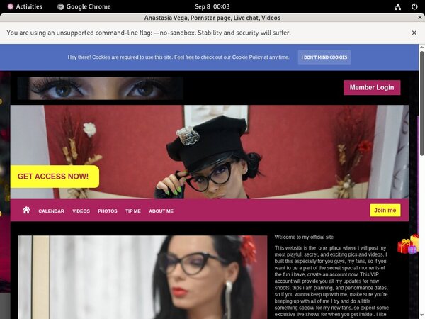 Anastasia Vega Free Account Password