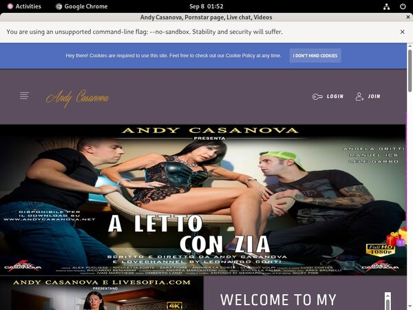 Andy Casanova Account Logins