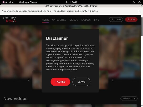 Colby Knox Renew Password