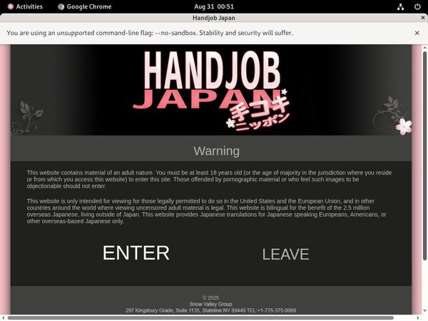Contas Premium Handjobjapan.com
