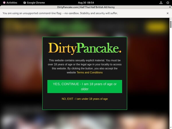 Dirty Pancake Free Scene