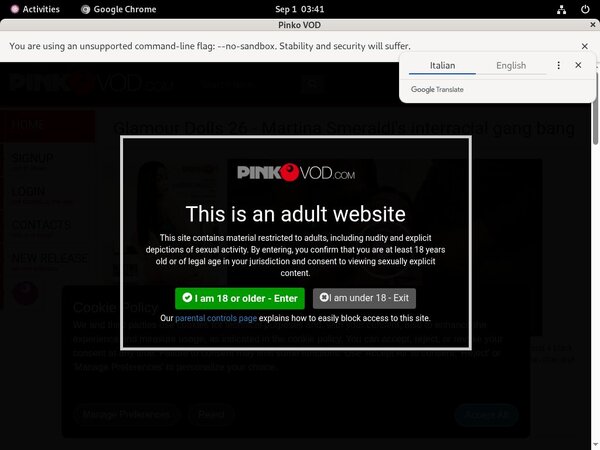 Discount Pink O VOD Coupon
