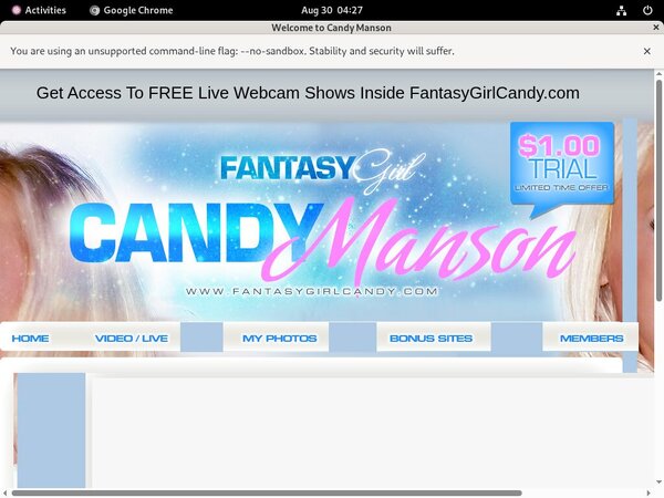 Fantasygirlcandy.com Freies Konto