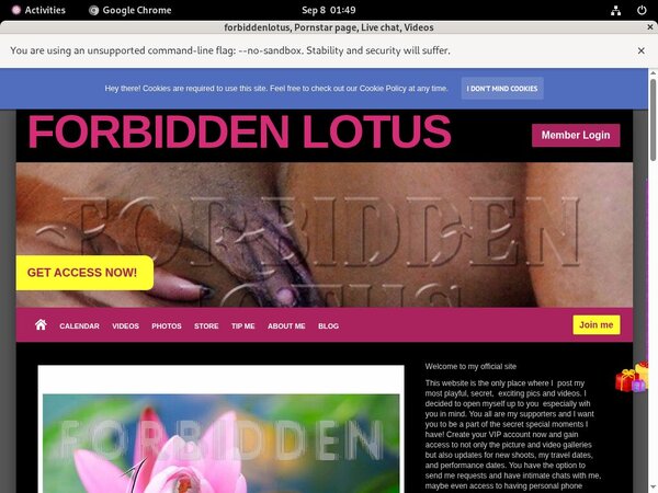Forbiddenlotus Free Login And Password