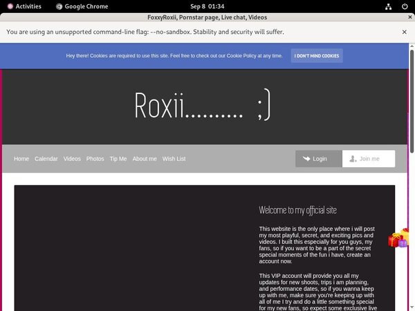 FoxxyRoxii Trial Sign Up