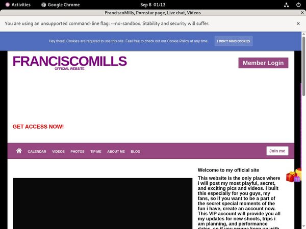 Franciscomills Site Passwords