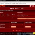 Free Account On FRENCHGIRLSFEET