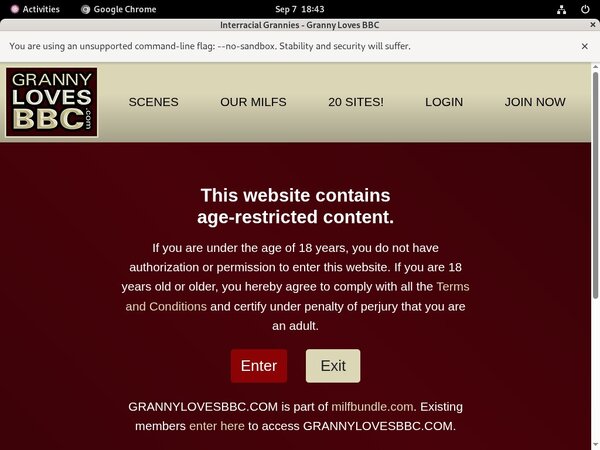 Free Grannylovesbbc.com Account Logins
