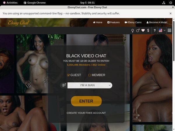 Free Login Ebony Chat