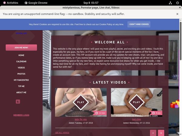 Free Mistydareious Account Login
