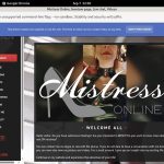 Free Password To MistressOnline