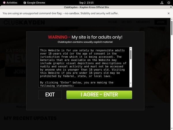 Free Premium Club Kayden Accounts
