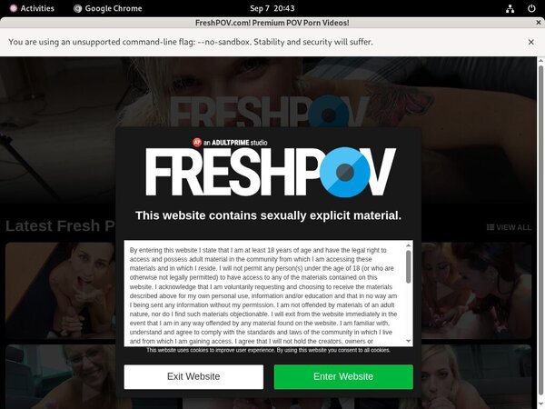 Fresh POV Account 2015