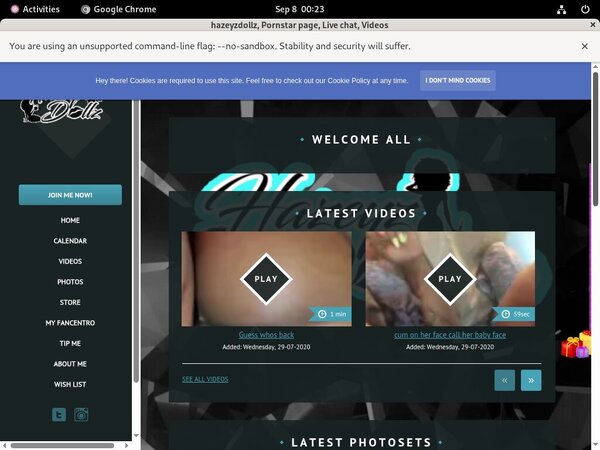 Hazeyzdollz Discount Join Page