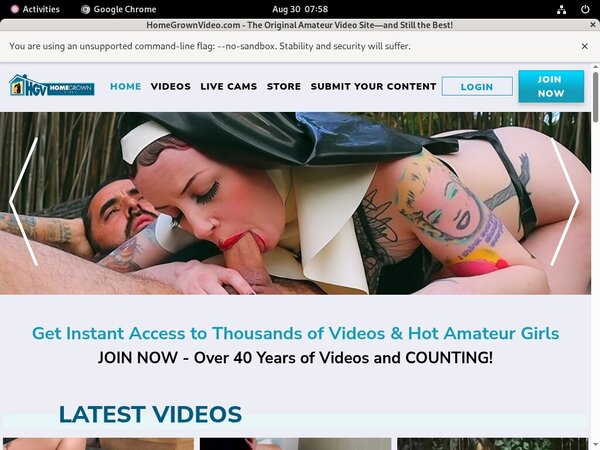 Homegrownvideo.com Paypal Checkout