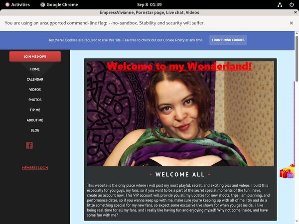 How To Join EmpressVivianne For Free