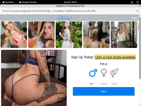 Instabang Accounts Free