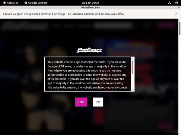 Jamesdeen.com Password Premium