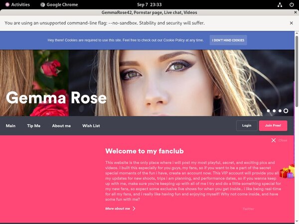 Join GemmaRose42 For Free