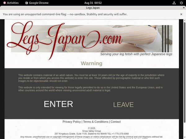 Legsjapan.com No Credit Card