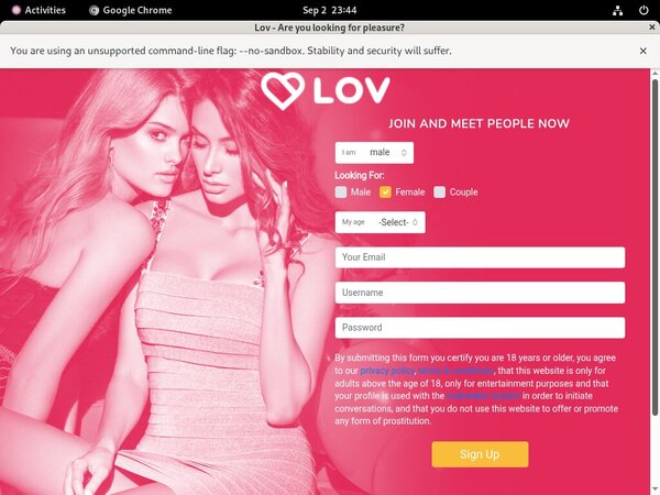 Lov Network Password