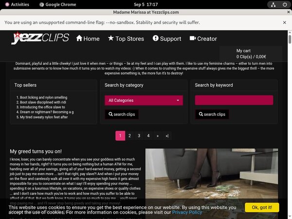 MadameMarissa Site Review
