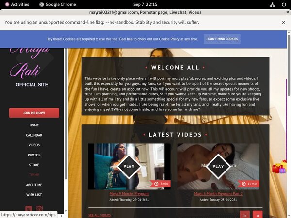 Mayaratixxx.com Promo Link