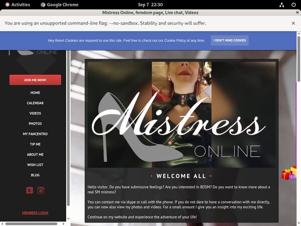MistressOnline No Credit Card