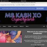 MsKashXO Porn Login