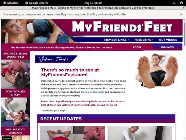 Myfriendsfeet.com Discounted Offer