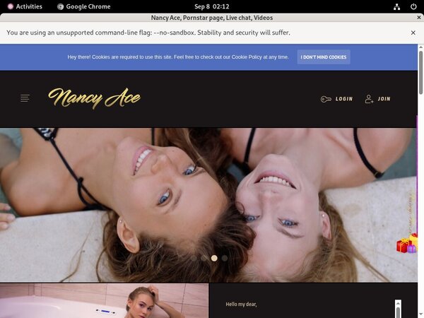 Nancyace.com Account Membership