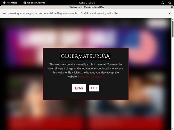 New Clubamateurusa.com Passwords