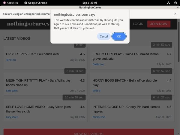 Nothing But Curves Sign Up