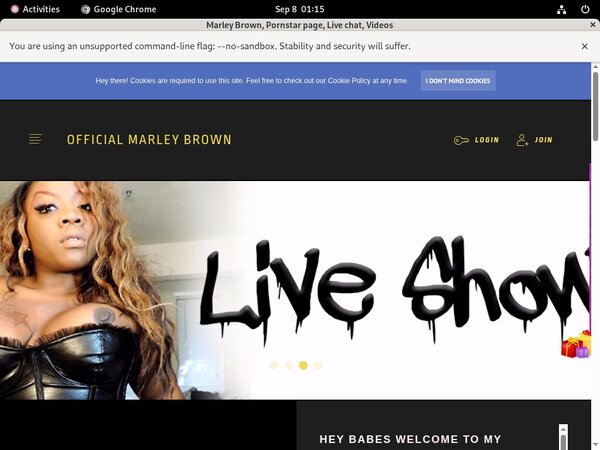 Officialmarleybrown.com Password Accounts