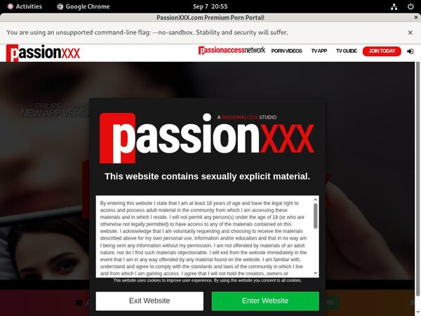 Passionxxx.com Sign Up Link