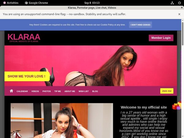 Porn Pass Klaraa.modelcentro.com