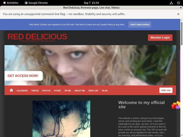 Red Delicious Member Login