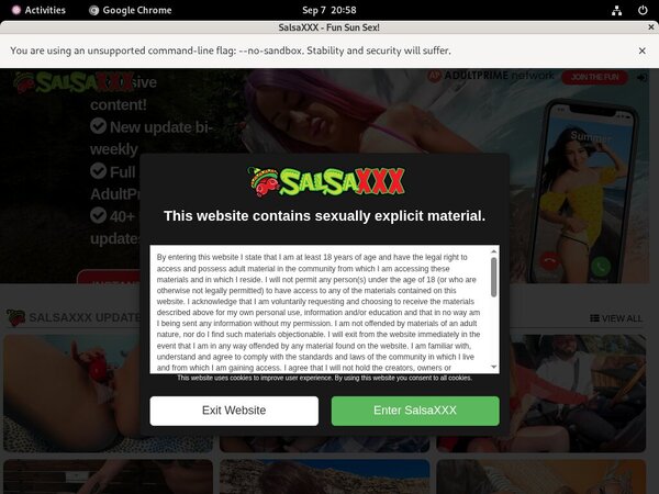 Salsa XXX Scenes