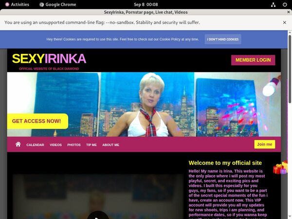 SexyIrinka Hot Sex
