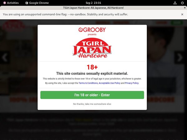 Tgirljapanhardcore.com Trial Deal