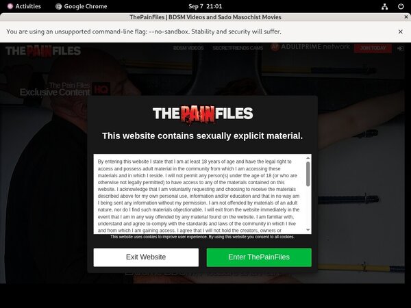 The Pain Files Premium Accounts