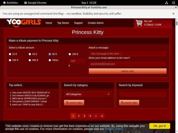 Trial Membership Princess Kitty