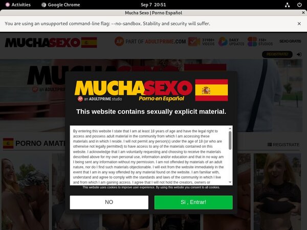 Username And Password For Mucho Sexo