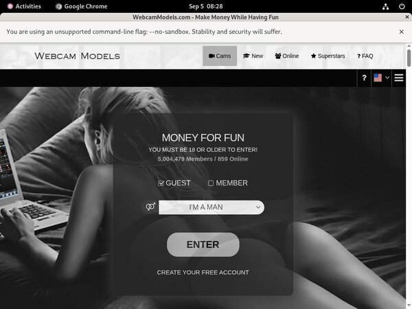 Webcammodels.com Ad