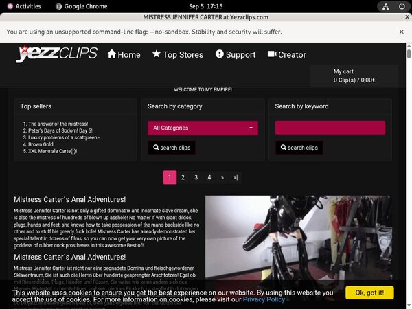 Yezzclips.com Sample