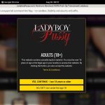 Ladyboy Pussy Form