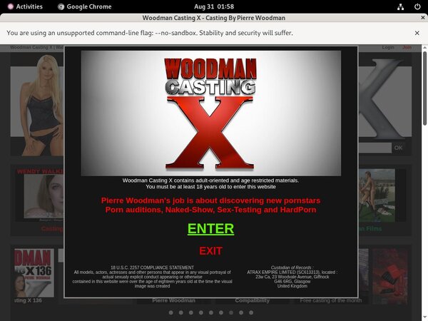 Woodman Casting X Id Password