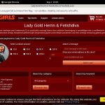 LadyGoldFetishdiva Discount Memberships